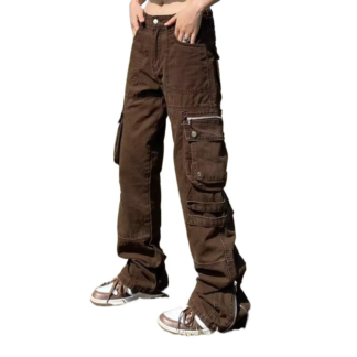Zipper Cargo Pants